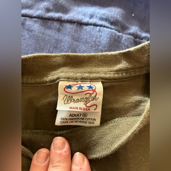 Retro wrangler tshirt brown cowboy confessions XL - Picture 5 of 6